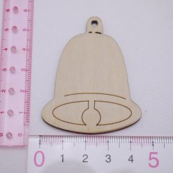 画像2: クリスマスオーナメント　ベル（2枚）