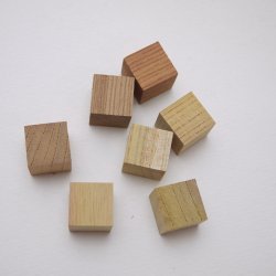 画像2: ケヤキ　15×15×15mm（50ヶ入）　【WEB限定】