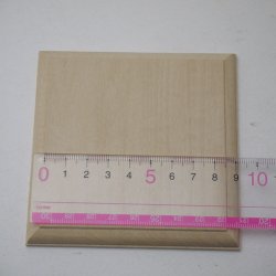 画像2: シナ飾り台　10×100×100mm