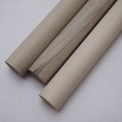 画像11: ホオ丸棒　20φ×360mm　【WEB限定・特価】