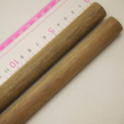 画像4: チーク丸棒　18φ×450mm　2本セット(5)