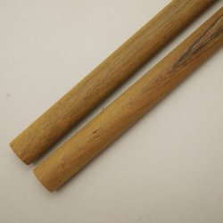 画像2: チーク丸棒　18φ×450mm　2本セット(5)
