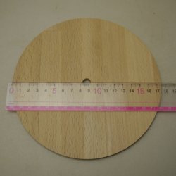 画像3: ベニヤ円板　穴あき　約5×175mmφ（10mmφ）【WEB限定】【アウトレット特価】
