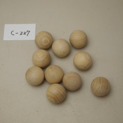 画像1: 〈c-227〉ブナ木球・約29mm(10個)【在庫限り】