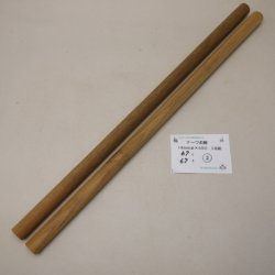 画像1: チーク丸棒　18φ×450mm　2本セット(2)