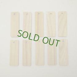 画像1: 木札　ケヤキ　5ｘ25ｘ75（10枚）【WEB限定】