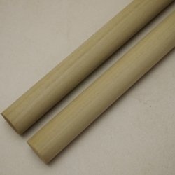 画像3: 【選】ホオ丸棒　20φ×450mm　2本セット(3)