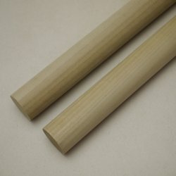 画像3: 【選】ホオ丸棒　24φ×450mm　2本セット(A)　【限定】