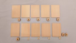 画像2: 【こだわり】木のはがき　アガチス　5×100×150mm　