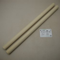 画像1: 【選】ミズキ丸棒　24φ×440mm 2本セット（C）　【特注・WEB限定】