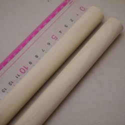 画像4: ミズキ丸棒　20φ×400mm 2本セット（8）　【特注・WEB限定】