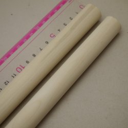 画像4: ミズキ丸棒　20φ×400mm 2本セット（4）　【特注・WEB限定】