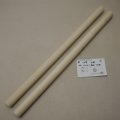 ミズキ丸棒　20φ×400mm 2本セット（2）　【特注・WEB限定】