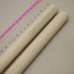 画像4: ミズキ丸棒　20φ×450mm 2本セット（5）【WEB限定】