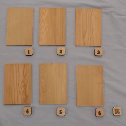 画像2: T様専用【こだわり】木のはがき「イチイ」－選[1・2・3・4・5・6]