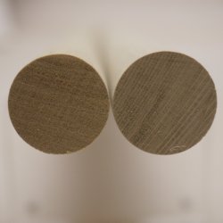 画像5: 【選】ホオ丸棒　20φ×450mm　2本セット(10)