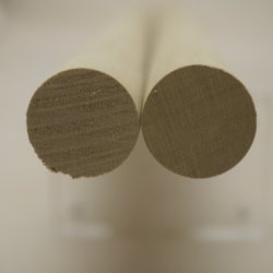 画像5: 【選】ホオ丸棒　20φ×450mm　2本セット(20)