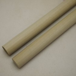 画像3: 【選】ホオ丸棒　20φ×450mm　2本セット(20)