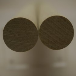 画像5: 【選】ホオ丸棒　20φ×450mm　2本セット(19)