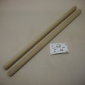 【選】ホオ丸棒　20φ×450mm　2本セット(19)