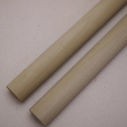 画像2: 【選】ホオ丸棒　20φ×450mm　2本セット(10)