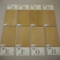 【こだわり】木のはがき「ケヤキ」－選[A・B・C・D・E・F・G・H]