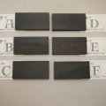ミニ銘木　15×50×100mm「コクタン」－選[A・B・C・D・E・F]