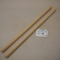 ヒノキ丸棒　20φ×450mm　2本セット(10)