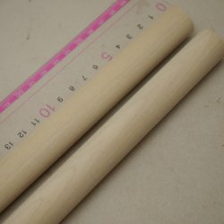 画像4: サクラ丸棒　20φ×450mm　2本セット(4)