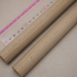 画像2: ブナ丸棒　24φ×320mm (A) （2本組）【WEB限定】