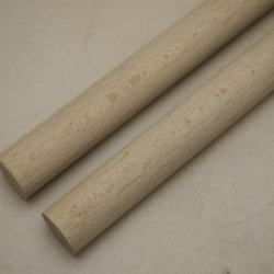 画像2: ブナ丸棒　24φ×400mm (A)（2本組）【WEB限定】