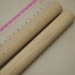 画像4: ブナ丸棒　24φ×400mm (C)（2本組）【WEB限定】
