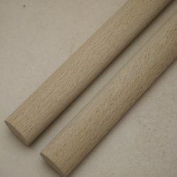 画像3: ブナ丸棒　24φ×400mm (A)（2本組）【WEB限定】