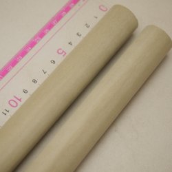 画像4: 【選】ホオ丸棒　24φ×450mm　2本セット(E)　【限定】