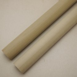 画像2: 【選】ホオ丸棒　24φ×450mm　2本セット(A)　【限定】