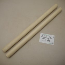 画像1: 【選】ミズキ丸棒　24φ×400mm 2本セット（A）　【特注・WEB限定】