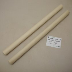 画像1: ミズキ丸棒　24φ×400mm 2本セット（D）　【特注・WEB限定】