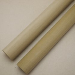 画像2: 【選】ホオ丸棒　24φ×450mm　2本セット(D)　【限定】