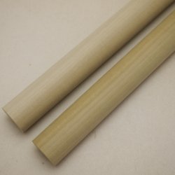 画像3: 【選】ホオ丸棒　24φ×450mm　2本セット(D)　【限定】