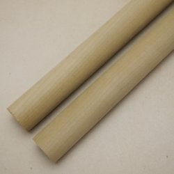 画像3: 【選】ホオ丸棒　24φ×450mm　2本セット(B)　【限定】