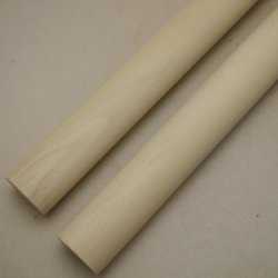 画像2: 【選】ミズキ丸棒　24φ×400mm 2本セット（A）　【特注・WEB限定】