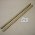 【選】ホオ丸棒　20φ×450mm　2本セット(3)