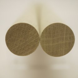 画像5: 【選】ホオ丸棒　20φ×450mm　2本セット(4)