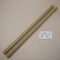 【選】ホオ丸棒　20φ×450mm　2本セット(19)