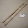 【選】ホオ丸棒　20φ×450mm　2本セット(10)