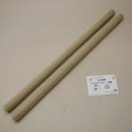 【選】ホオ丸棒　20φ×450mm　2本セット(18)
