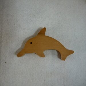 画像: 木製切抜きパーツ「イルカ」