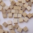 画像3: ひらめ木パーツ・ヒノキ　6×6×6mm　【WEB限定・アウトレット特価】