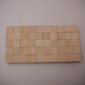 画像: 【選】サクラ　サイコロ　袋入り(50個入)　20×20×20mm　【在庫限り】