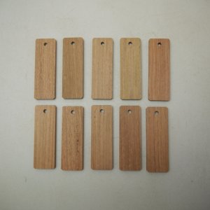 画像: 木札　カリン　5ｘ25ｘ75（10枚）　【WEB限定】